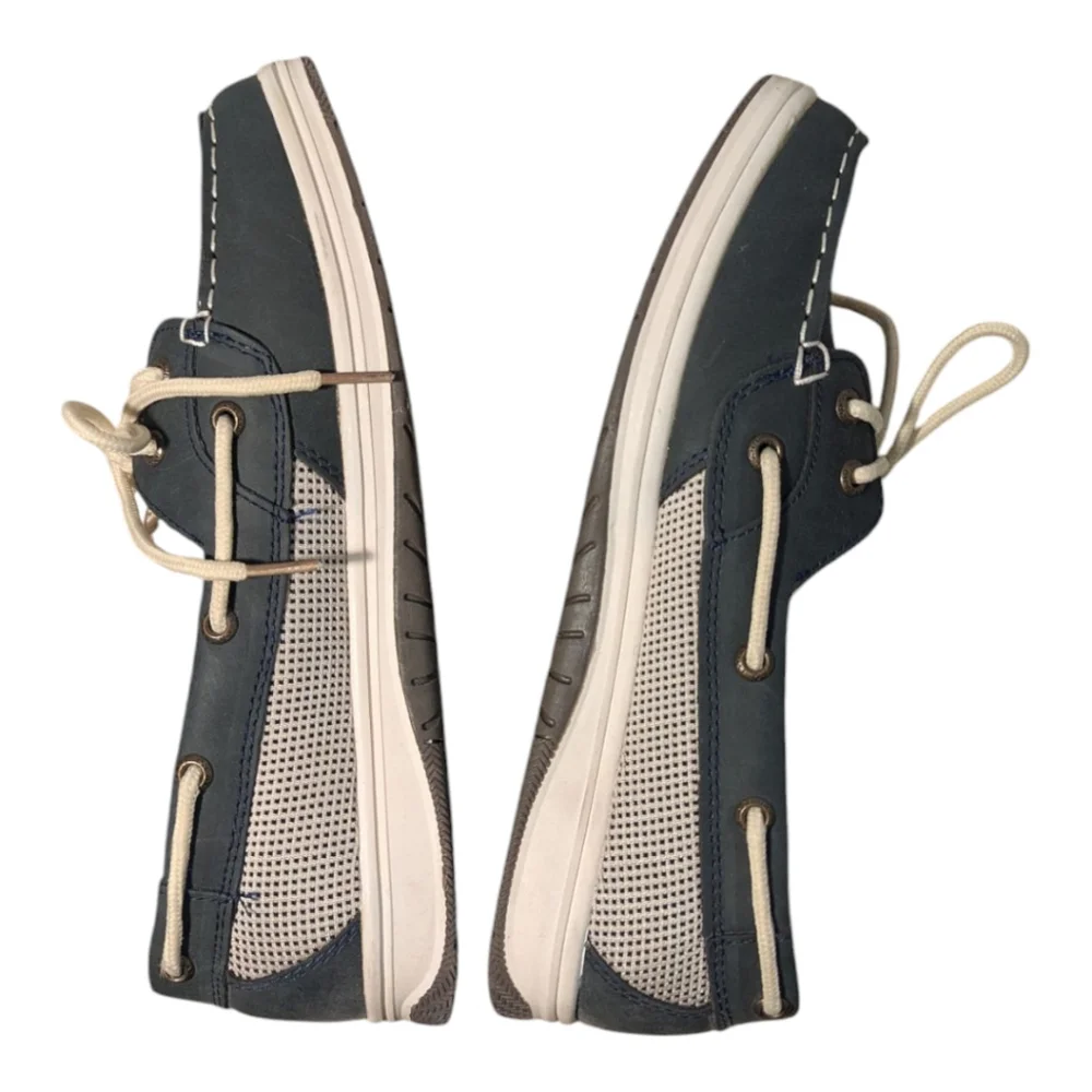 Island Surf Co Navy Topsiders Women's Size 9 Preppy‎ Old Money Academia Nautical